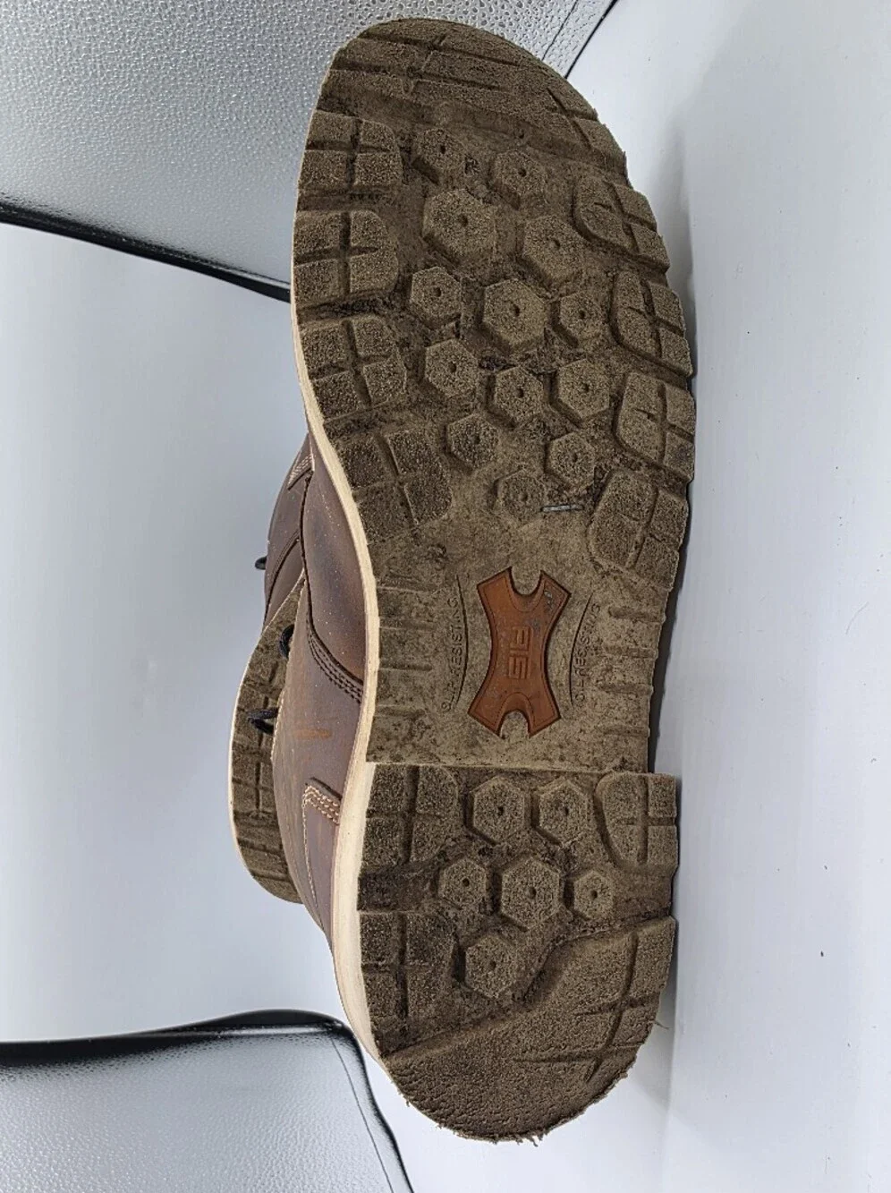 Ariat Rebar Lift Chukka Comp Toe Boots Mens Size 11.5 Brown Waterproof Worn 3x